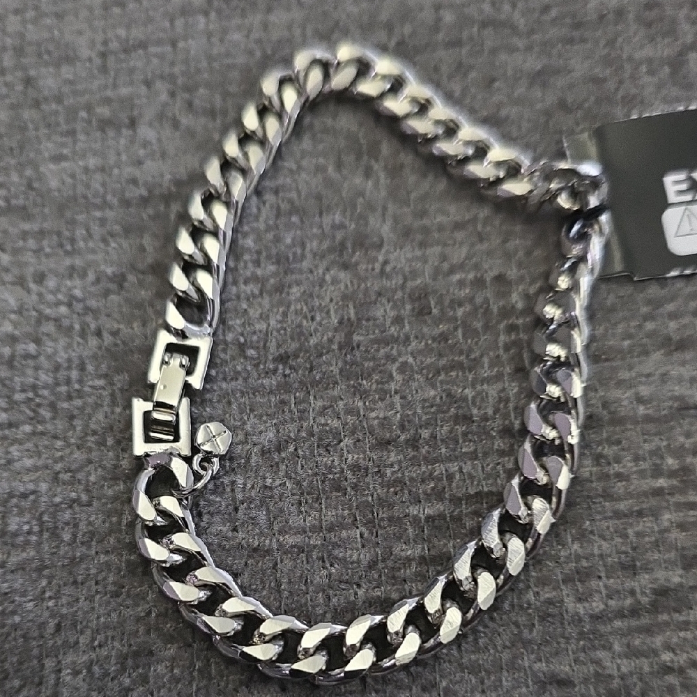 Express Silver Chain Bracelet